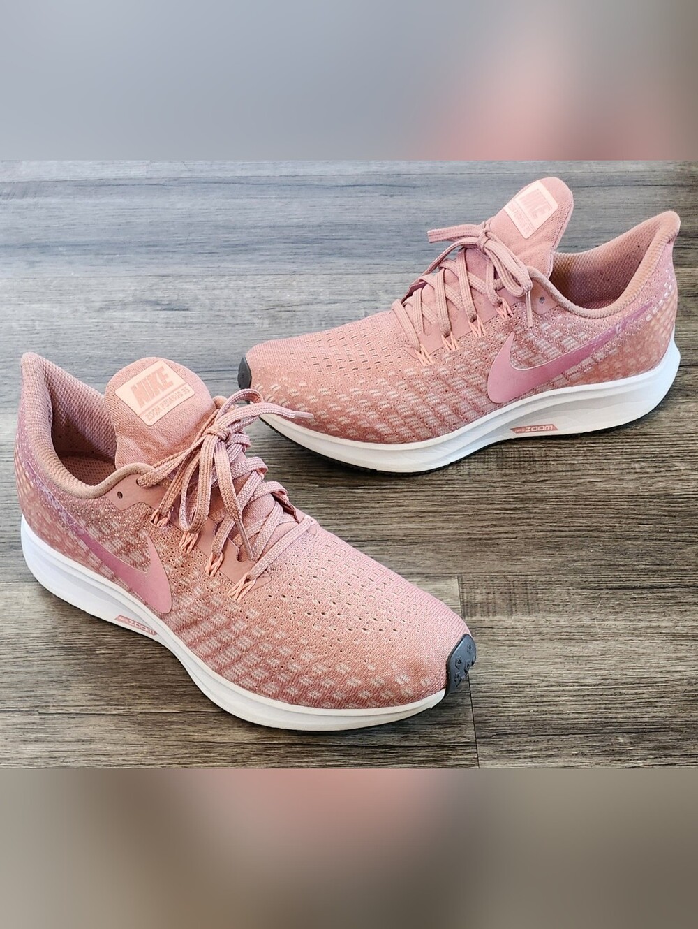 **XCELLENT** Nike Air Zoom Pegasus 35 Sz 10 Pink Guava Tropical 942855-603 $120